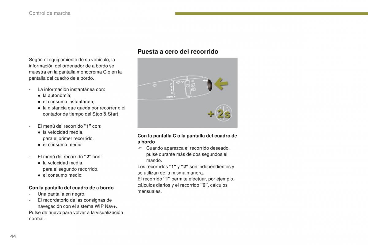 Peugeot 3008 manual del propietario / page 46