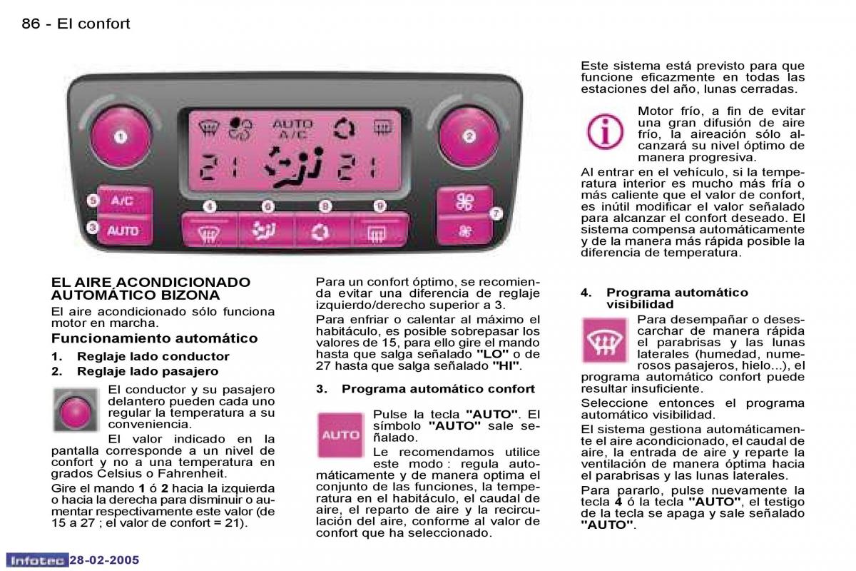 Peugeot 307 manual del propietario / page 91