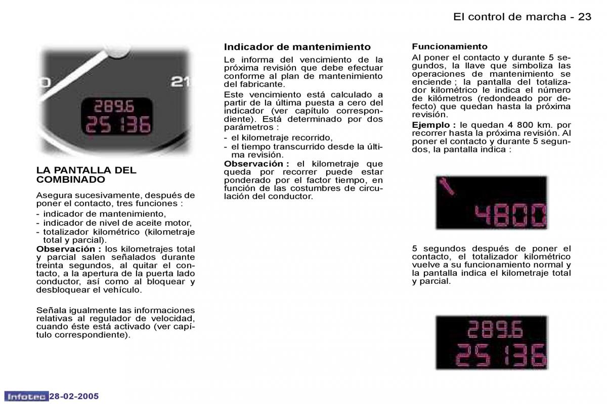 Peugeot 307 manual del propietario / page 24