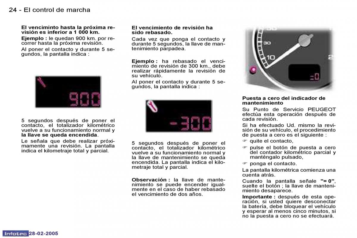 Peugeot 307 manual del propietario / page 25