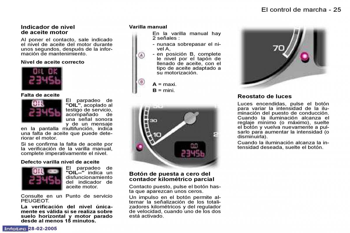 Peugeot 307 manual del propietario / page 27