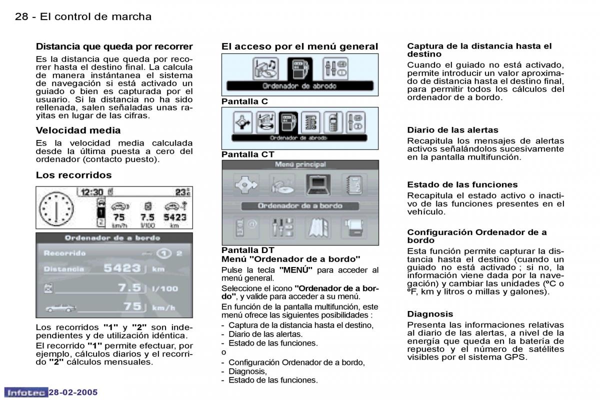 Peugeot 307 manual del propietario / page 30