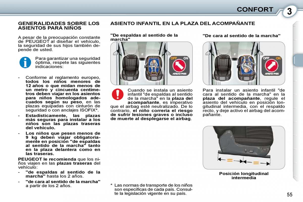 manual  Peugeot 407 manual del propietario / page 57