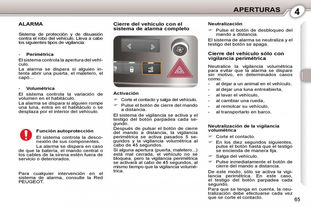 manual  Peugeot 407 manual del propietario / page 72