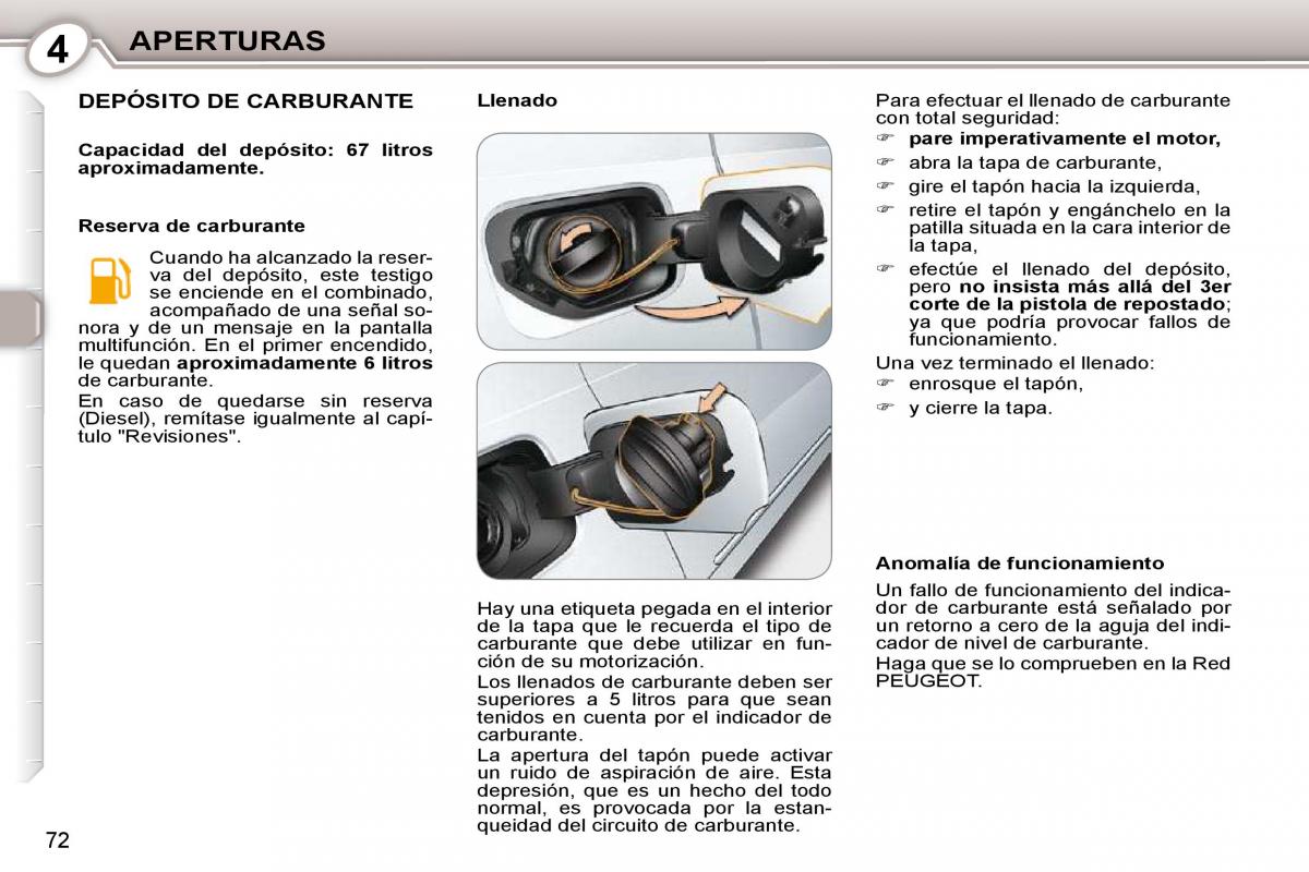 manual  Peugeot 407 manual del propietario / page 80