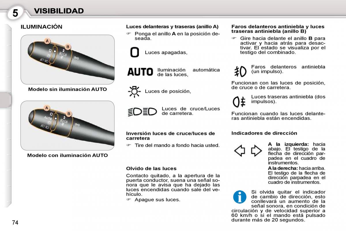 manual  Peugeot 407 manual del propietario / page 83