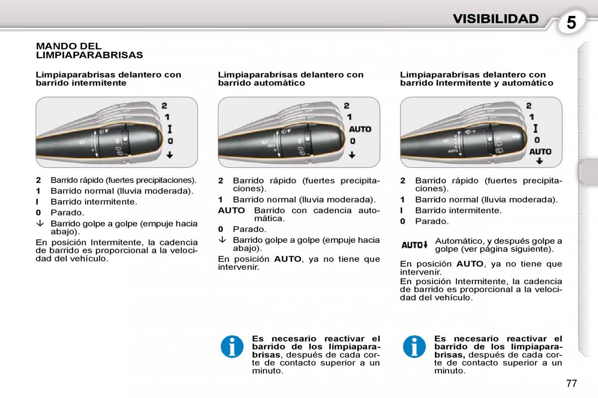 Peugeot 407 manual del propietario / page 87