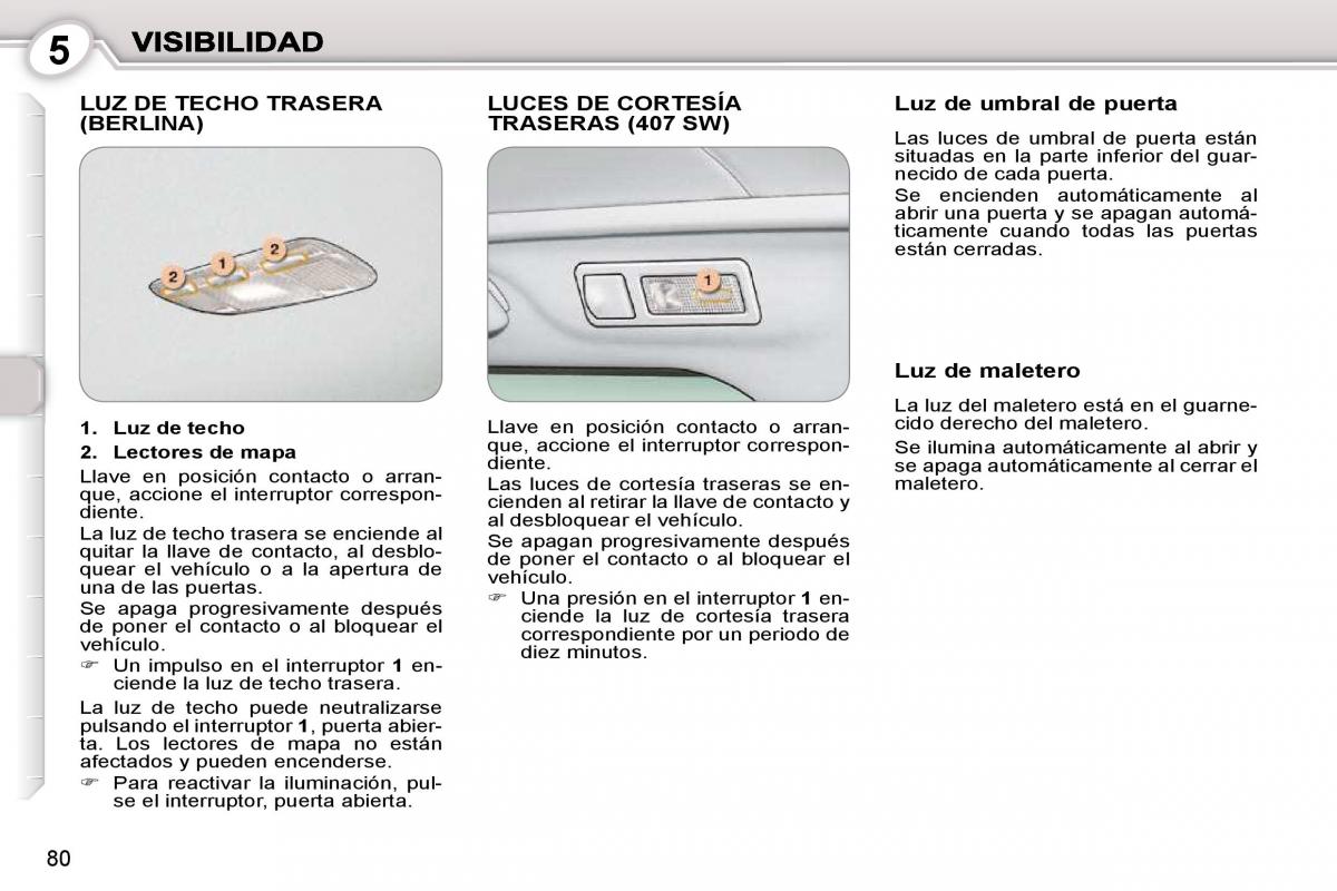 manual  Peugeot 407 manual del propietario / page 92