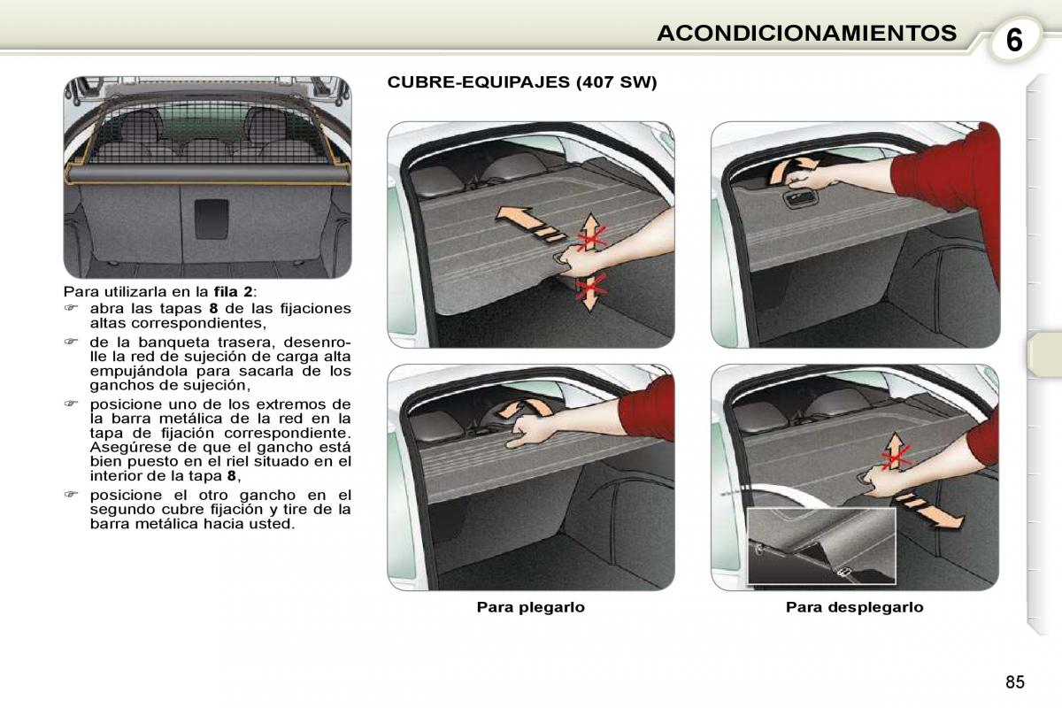 manual  Peugeot 407 manual del propietario / page 97