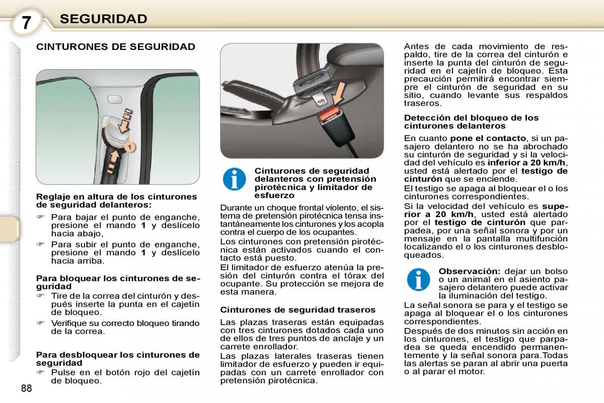 manual  Peugeot 407 manual del propietario / page 103