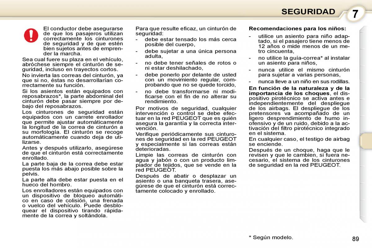 manual  Peugeot 407 manual del propietario / page 104