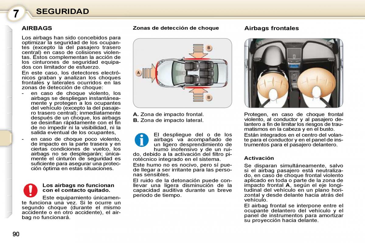 manual  Peugeot 407 manual del propietario / page 105