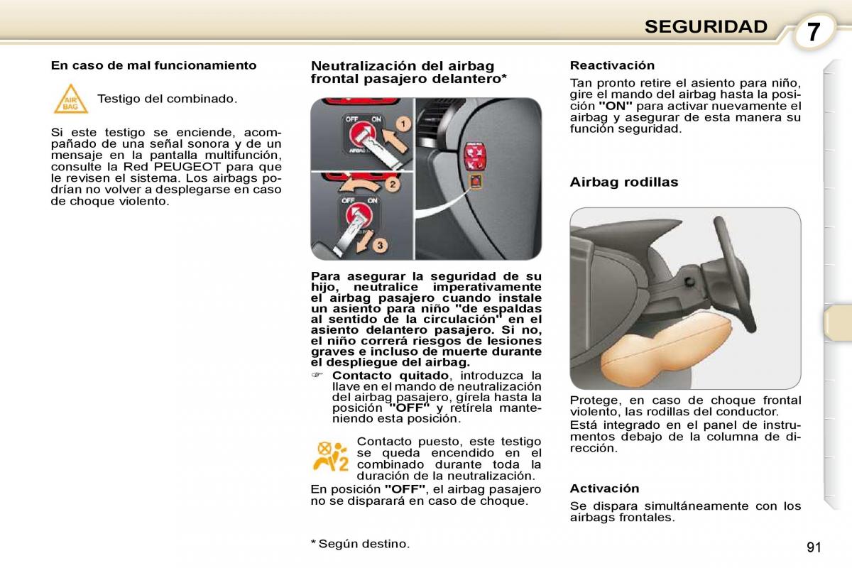 manual  Peugeot 407 manual del propietario / page 106