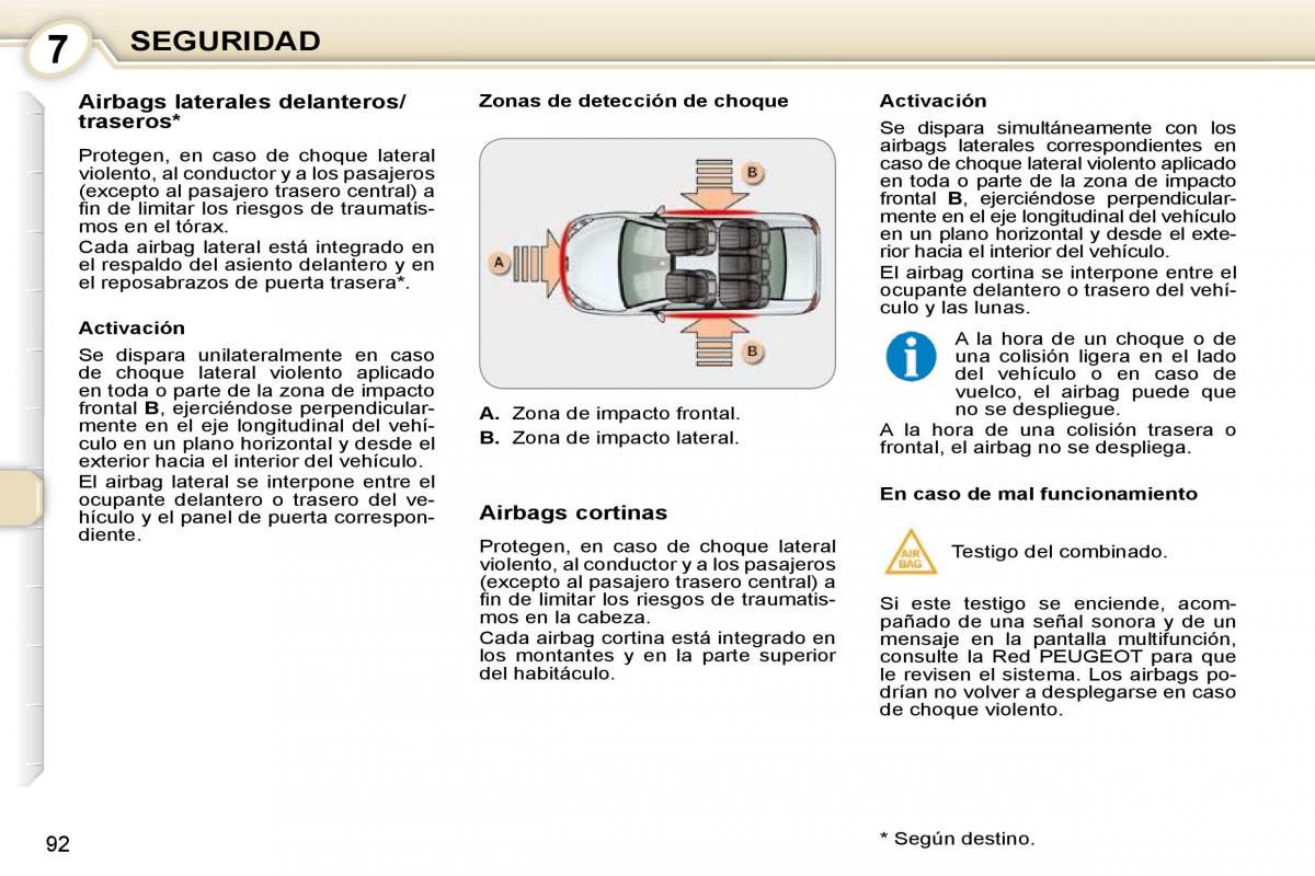 manual  Peugeot 407 manual del propietario / page 107