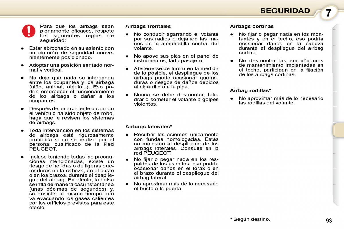 manual  Peugeot 407 manual del propietario / page 108