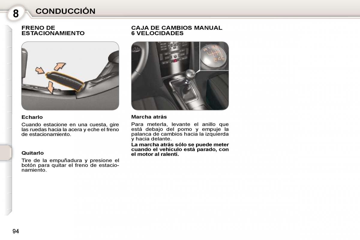 manual  Peugeot 407 manual del propietario / page 110