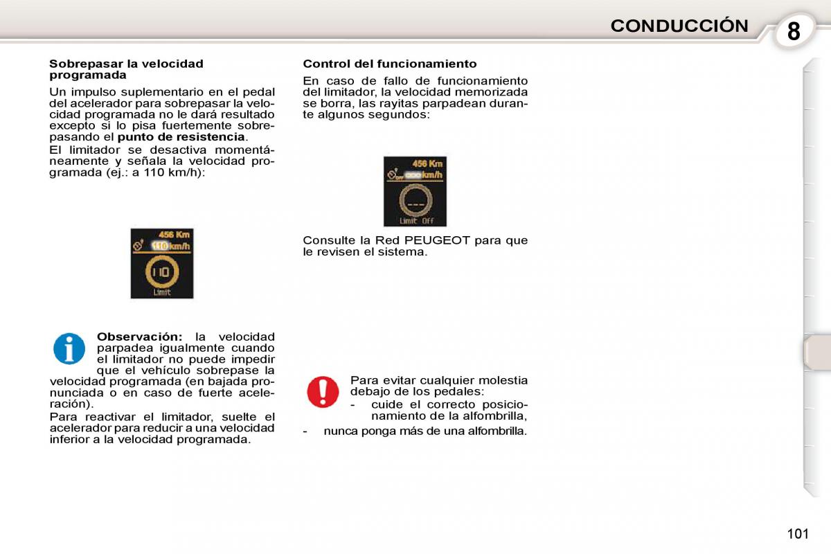 manual  Peugeot 407 manual del propietario / page 117