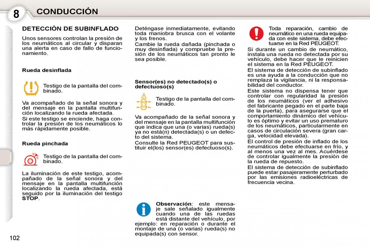 manual  Peugeot 407 manual del propietario / page 118