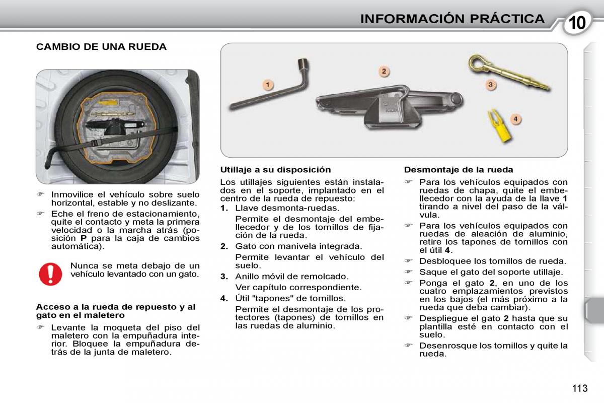 Peugeot 407 manual del propietario / page 128