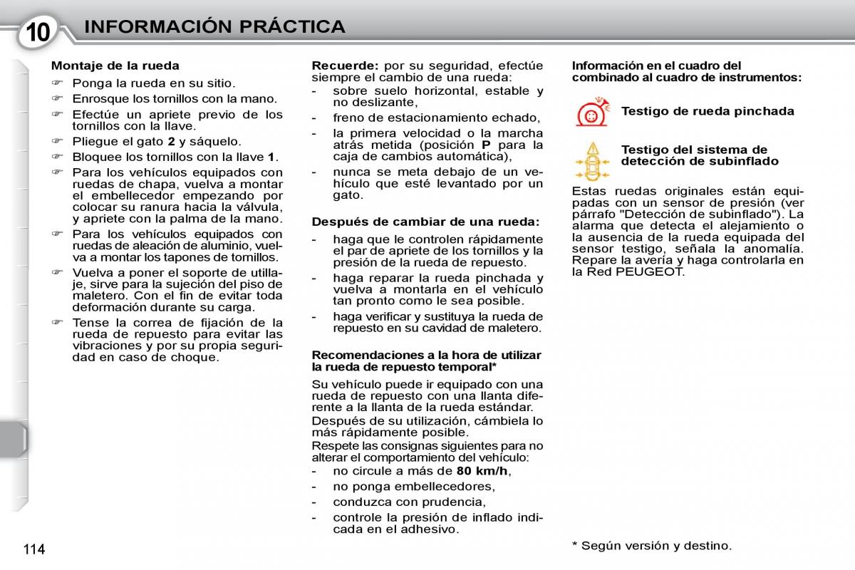 manual  Peugeot 407 manual del propietario / page 129