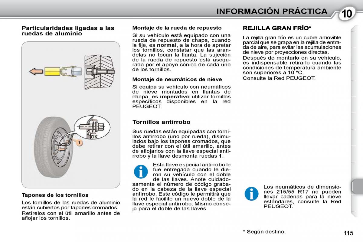 manual  Peugeot 407 manual del propietario / page 130