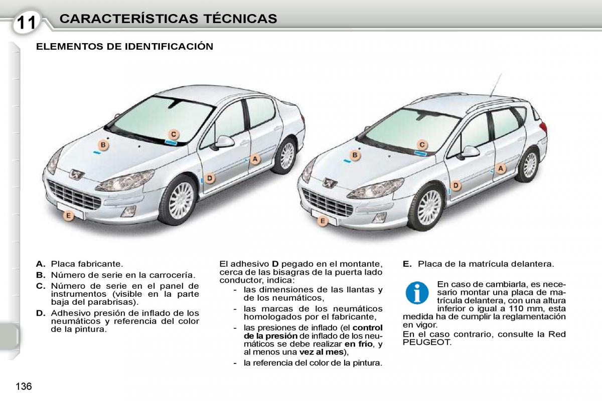 manual  Peugeot 407 manual del propietario / page 156