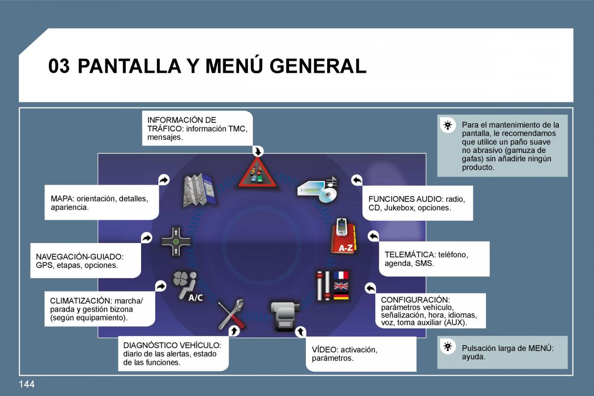 manual  Peugeot 407 manual del propietario / page 163