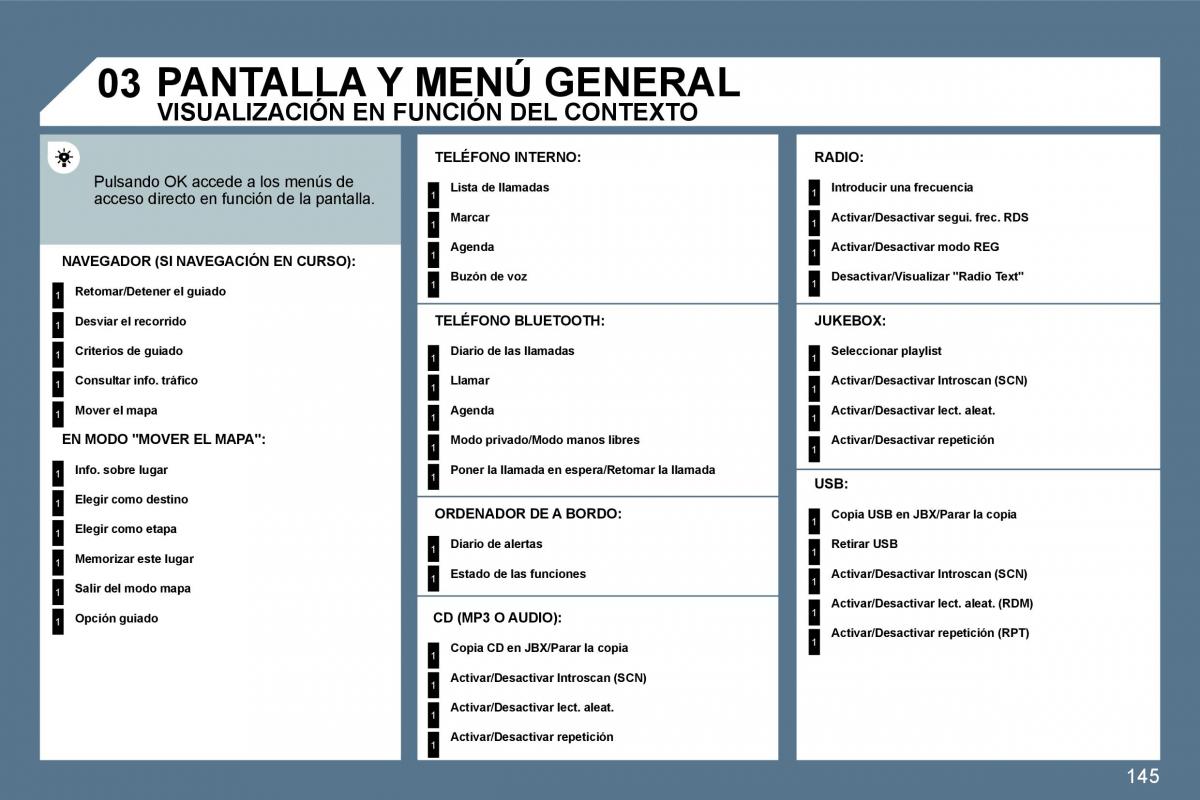 manual  Peugeot 407 manual del propietario / page 164