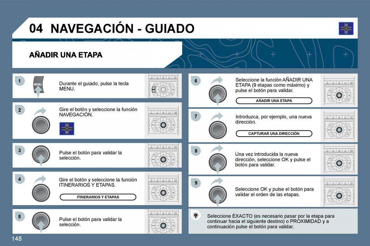 manual  Peugeot 407 manual del propietario / page 167