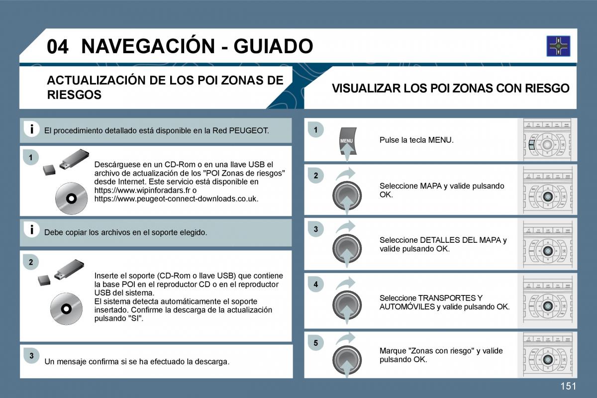 manual  Peugeot 407 manual del propietario / page 170