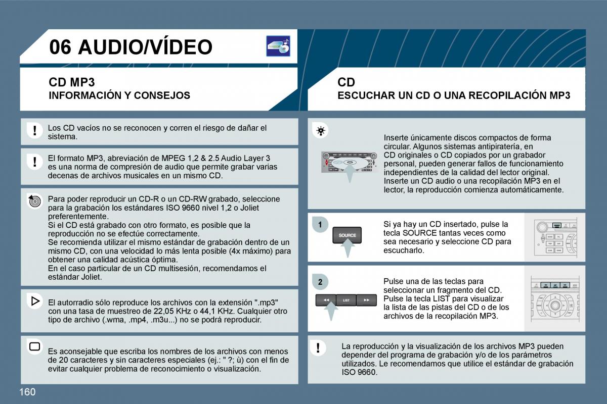 Peugeot 407 manual del propietario / page 179