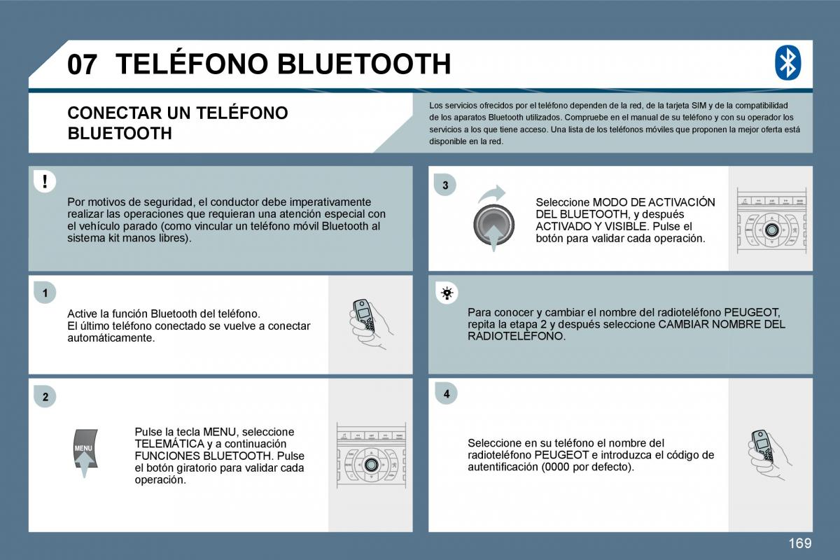 manual  Peugeot 407 manual del propietario / page 188