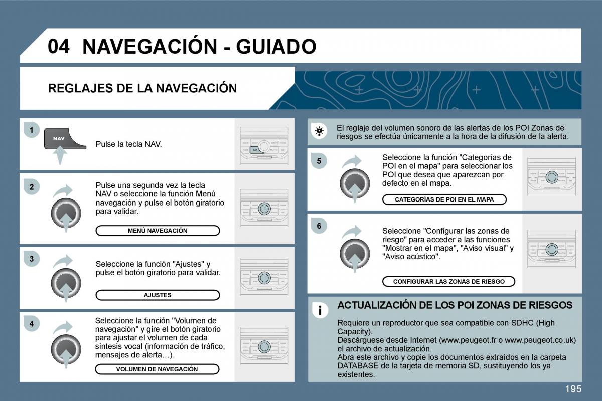 manual  Peugeot 407 manual del propietario / page 214