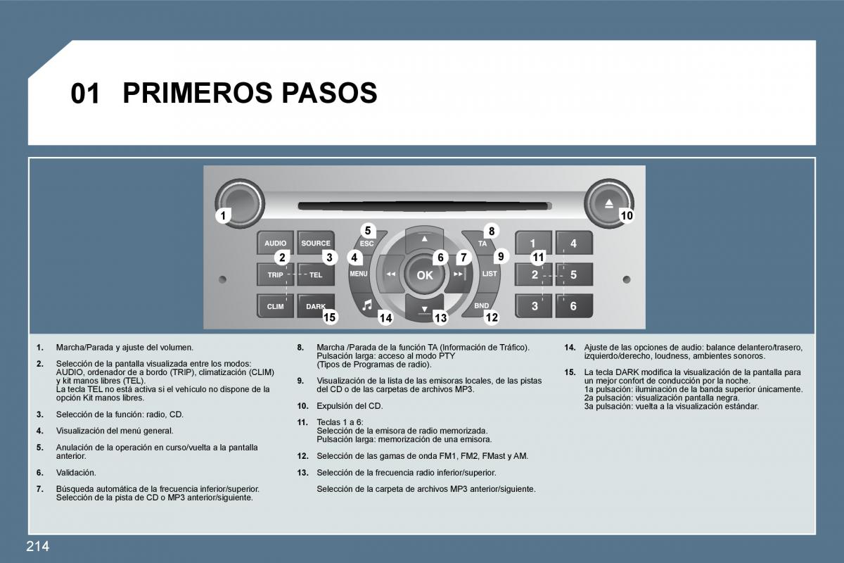 manual  Peugeot 407 manual del propietario / page 233