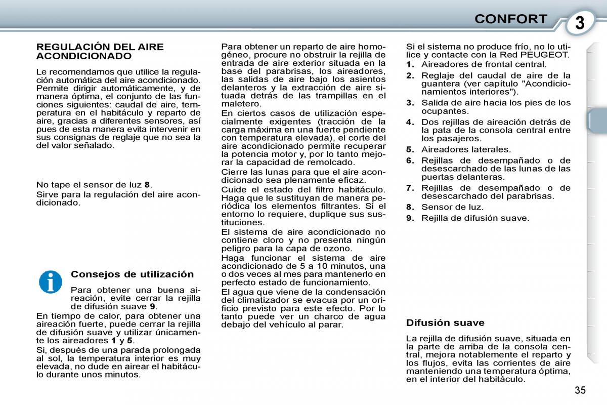 manual  Peugeot 407 manual del propietario / page 35