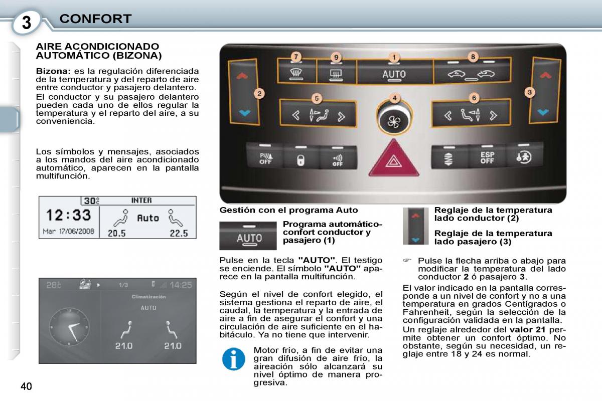 manual  Peugeot 407 manual del propietario / page 40