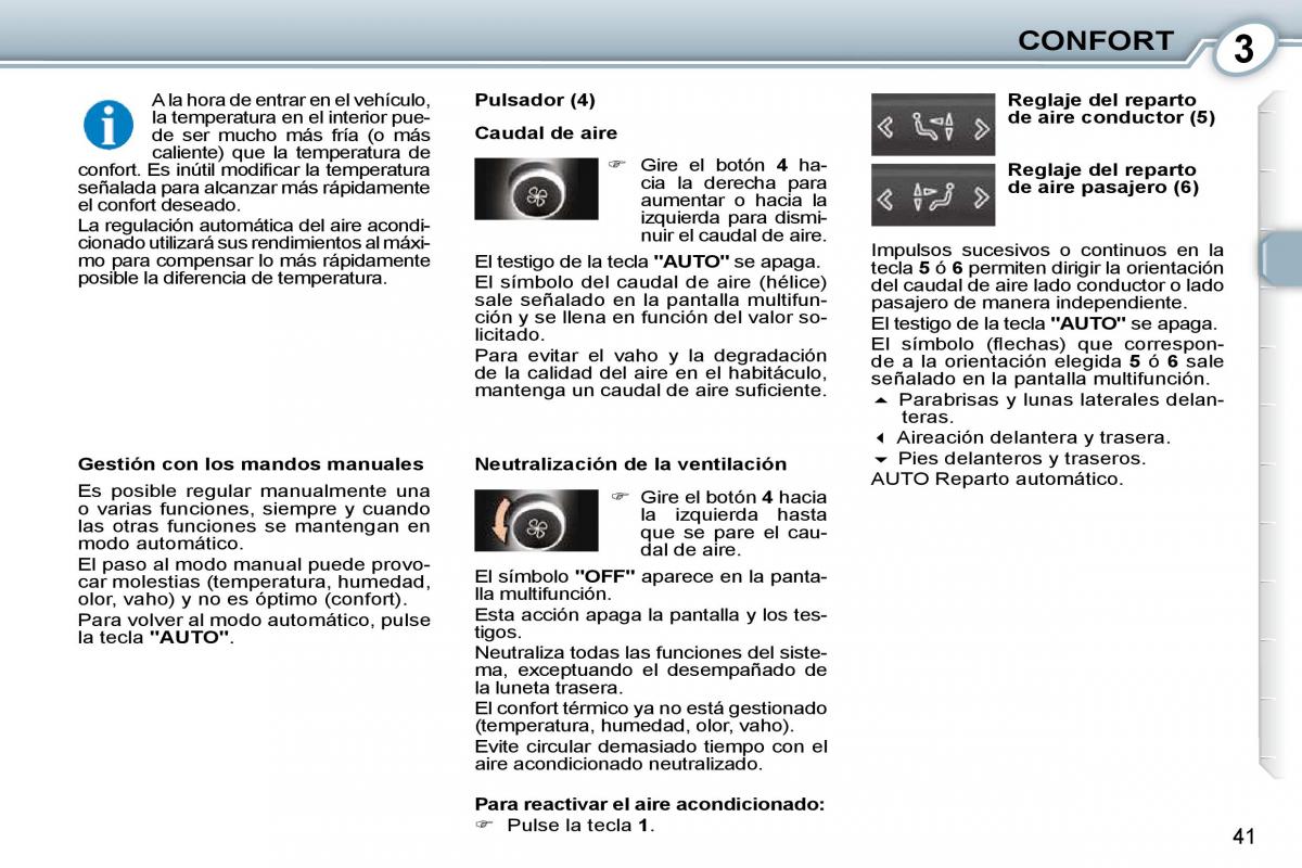 manual  Peugeot 407 manual del propietario / page 41