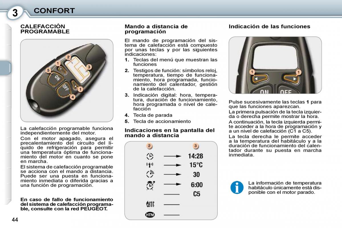 manual  Peugeot 407 manual del propietario / page 44