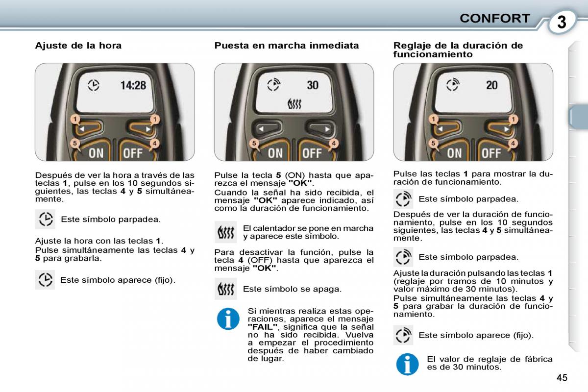 manual  Peugeot 407 manual del propietario / page 45