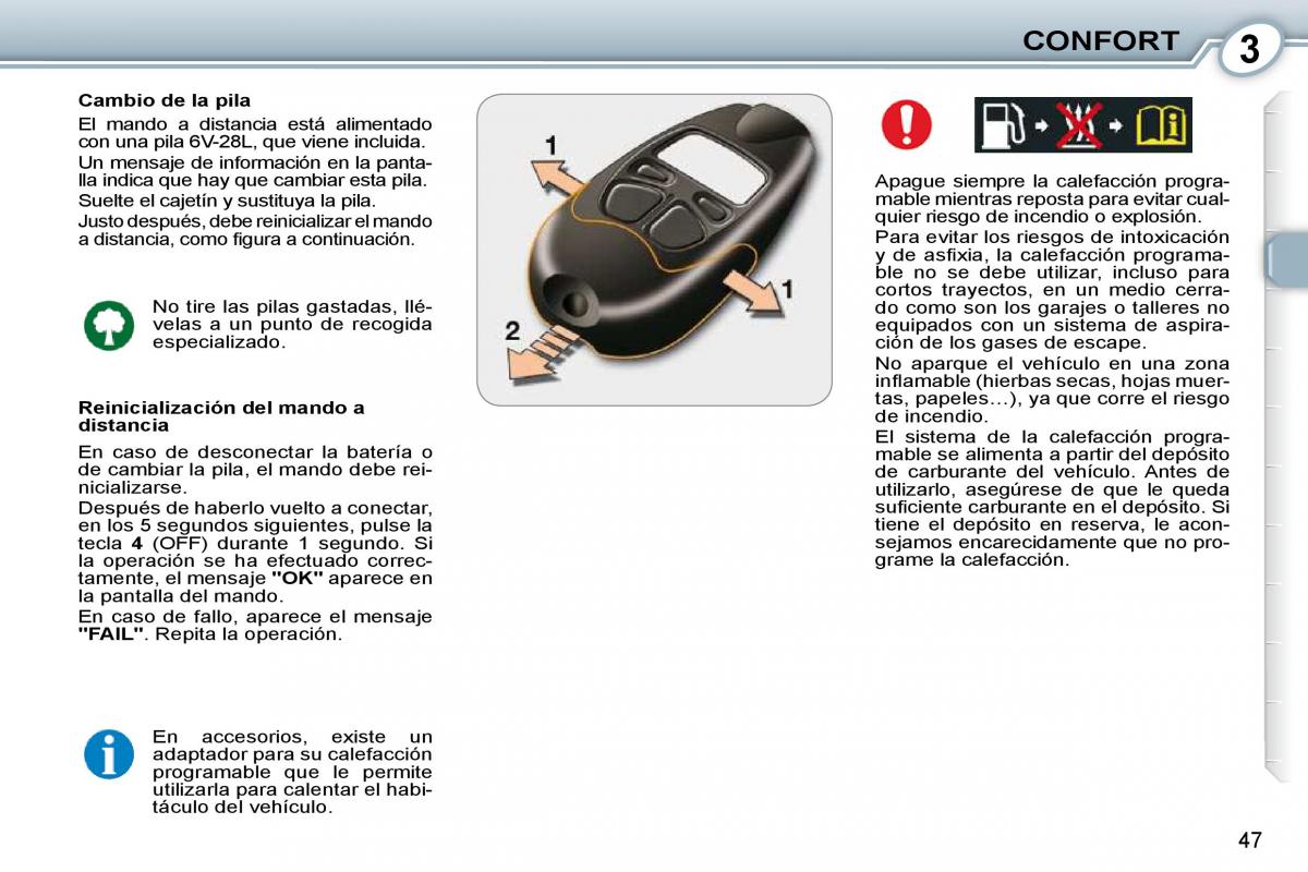 manual  Peugeot 407 manual del propietario / page 47