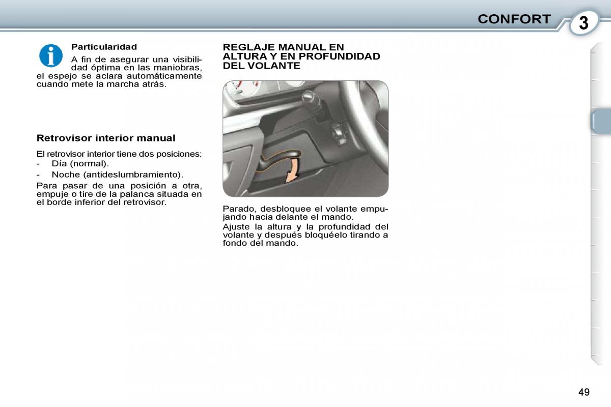 manual  Peugeot 407 manual del propietario / page 50