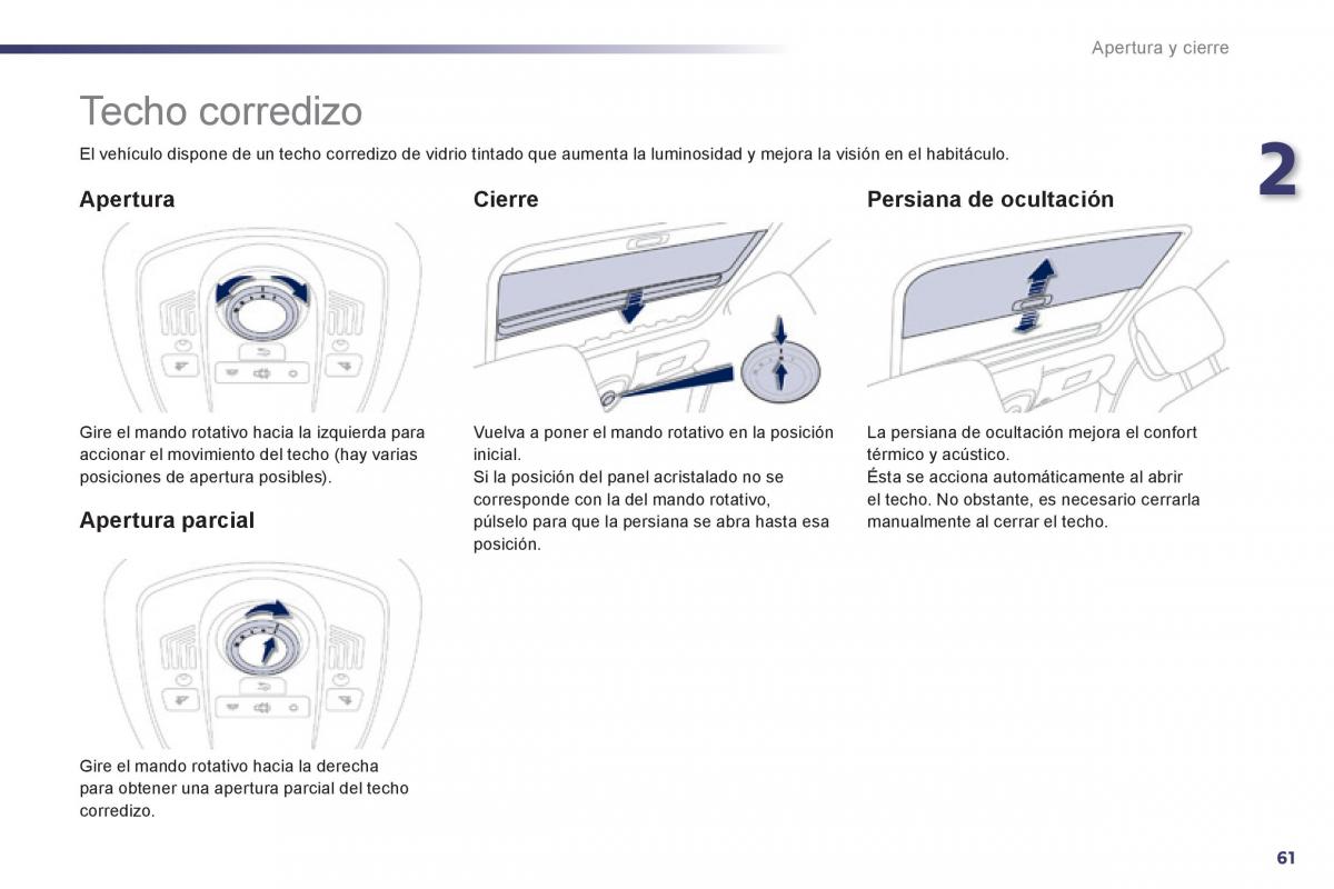 manual  Peugeot 508 manual del propietario / page 63