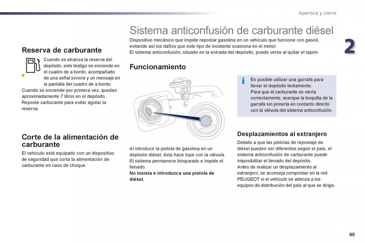 manual  Peugeot 508 manual del propietario / page 67