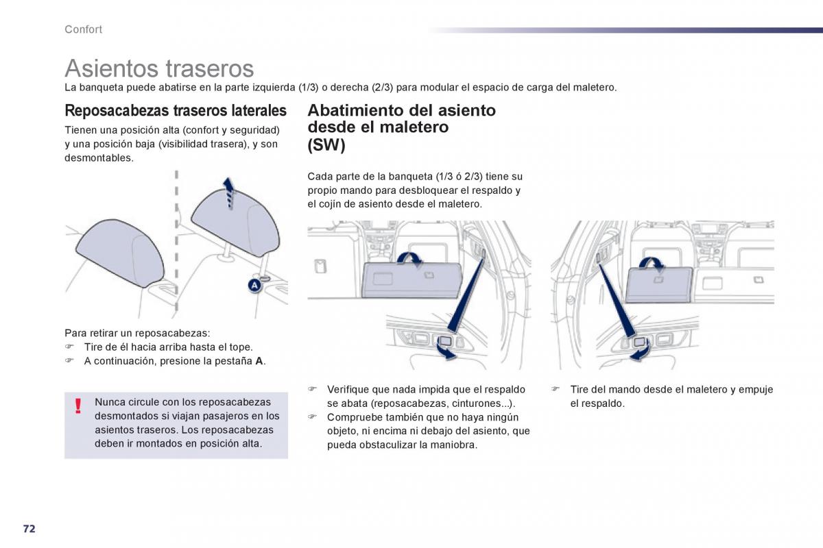 manual  Peugeot 508 manual del propietario / page 74