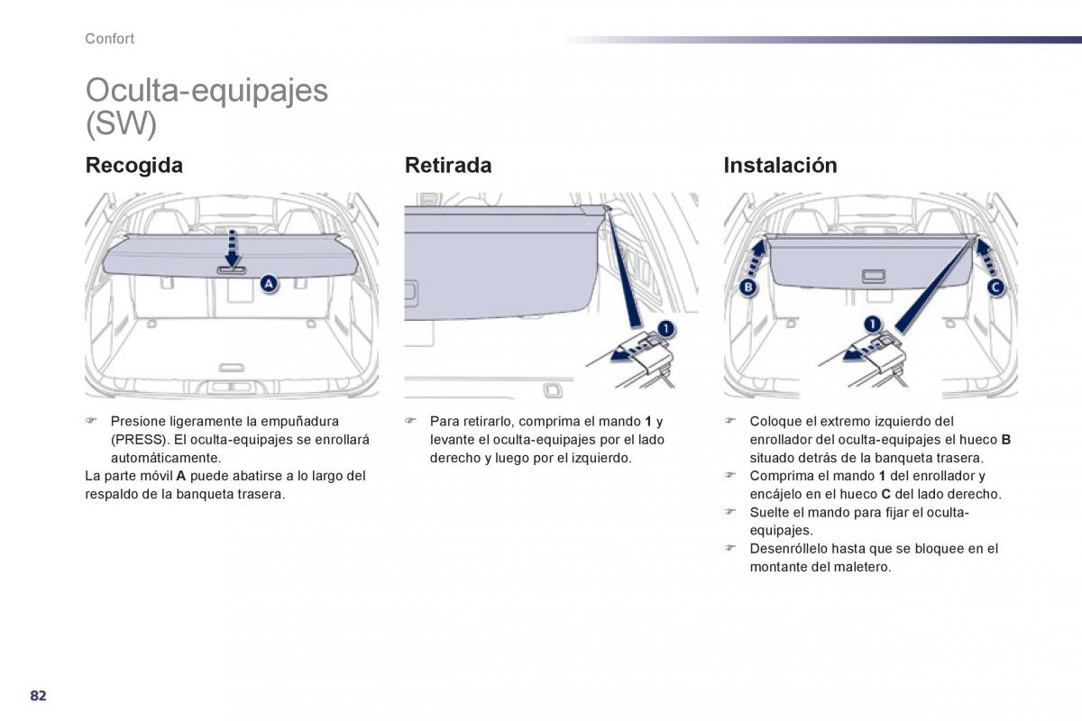 manual  Peugeot 508 manual del propietario / page 84