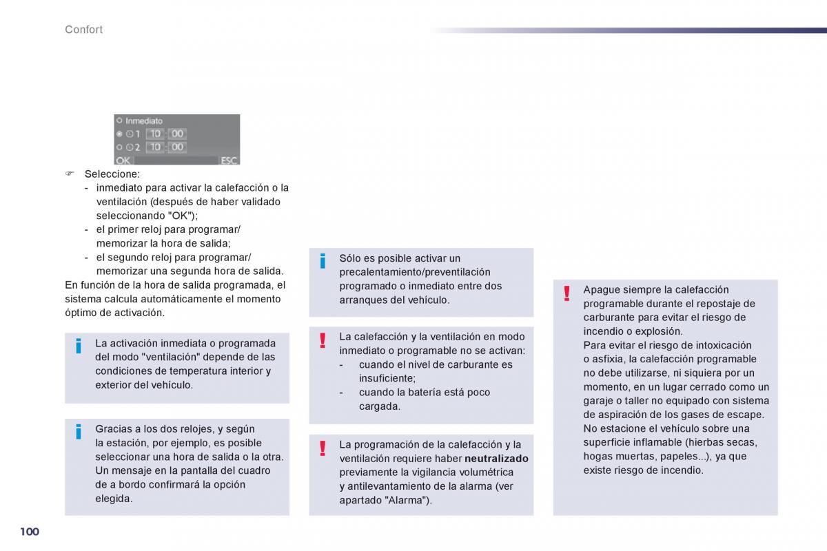 manual  Peugeot 508 manual del propietario / page 102