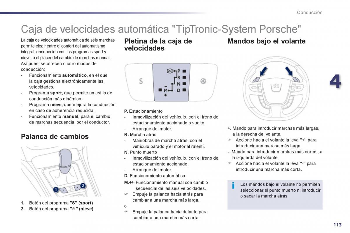 manual  Peugeot 508 manual del propietario / page 115