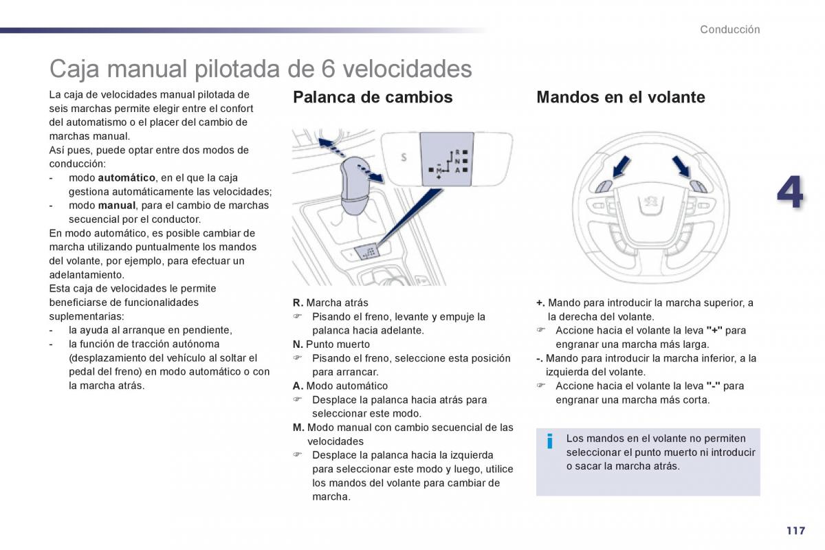 manual  Peugeot 508 manual del propietario / page 119