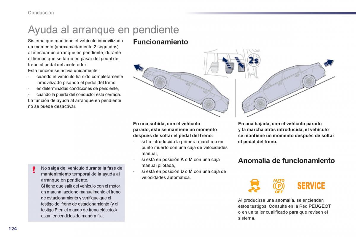 manual  Peugeot 508 manual del propietario / page 126