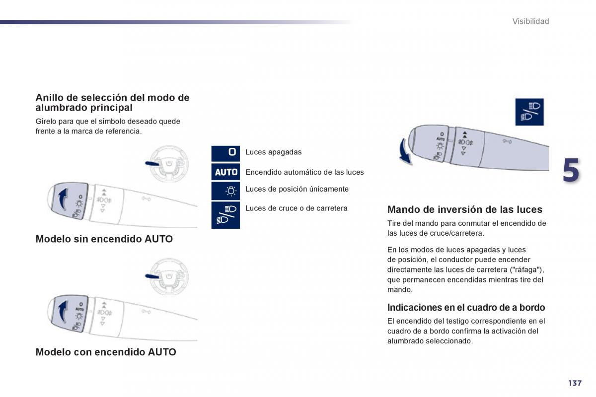 manual  Peugeot 508 manual del propietario / page 139